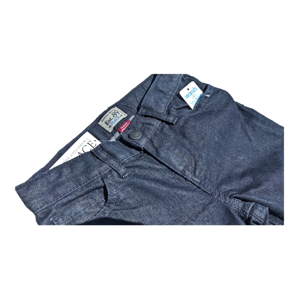 The Children's Place Girls size 6 Bootcut Blue Jeans - Picture 2 of 7